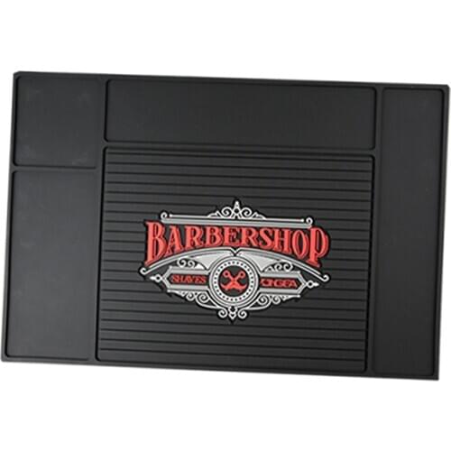 PVC NonSlip Barber Station Mat Salon Barbershop Work Station Pad for