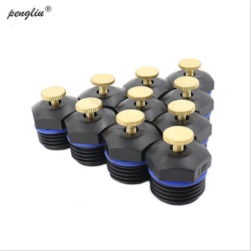 Free Shipping 10 pcs/lot 1/2" Adjustable Atomizing Lawn Mist Sprinkler Spray Nozzle Gardening Adjustable screws IT013