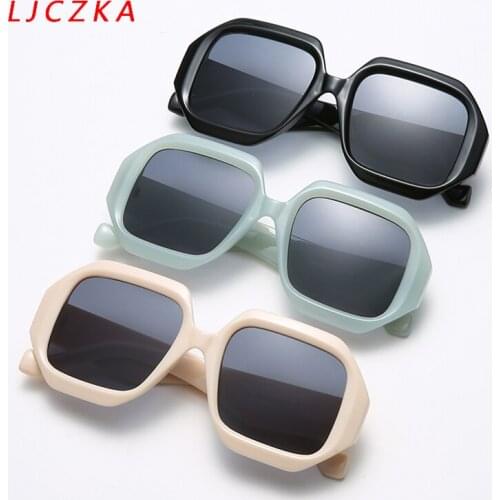 Luxury Brand Designer Oversize Square Womens Sunglasses 2021 Big Frame Eyewear Female Irregular Sun Glasses Shades Oculos