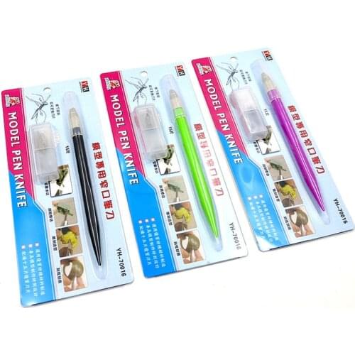 YH-70016 Model Pen Knife with 15 pcs 30 degree blades,Gundam Military Model Making Tool