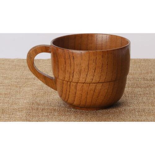 Handmade Wooden Tea Set Natural Wooden Handle Wooden Cup Kitchen bar supplies