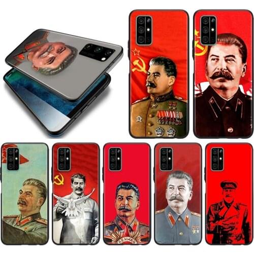 Silicone Cover Stalin Soviet Union For Honor 9 9S 9A 9C 9X 9N 9i V9 10 10i 10X X10 Lite Pro Shockproof Phone Case