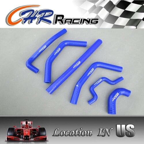 For KAWASAKI KXF250 KX 250 F KXF 250 2013 2014 13 14 silicone radiator hose BLUE