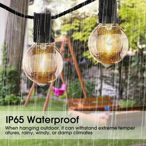 Solar fairy lights light bulb fairy lights garden waterproof outdoor decoration garden