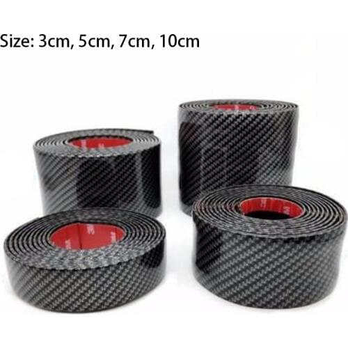 1 roll length 1 meter width 3 cm 5 cm 7 cm 10 cm carbon fiber rubber soft bumper with sill protection rubber strip universal