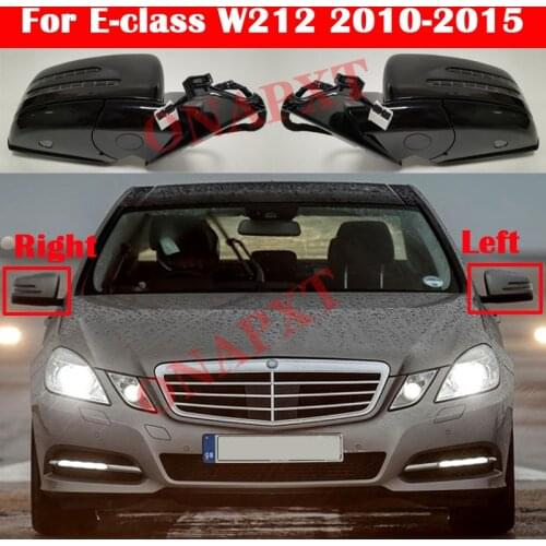 For Mercedes-Benz E-class W212 E200 E250 E260 E280 E300 2010-2015 Car Outside Rearview Mirror Rear View Side Mirror Assembly