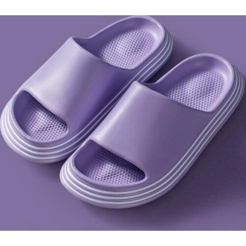 Women Summer Slippers Slides 2021 EVA Massage Open Toe Low Platform for Female indoor Flat shoes Drainage Holes Ladies Plus Size
