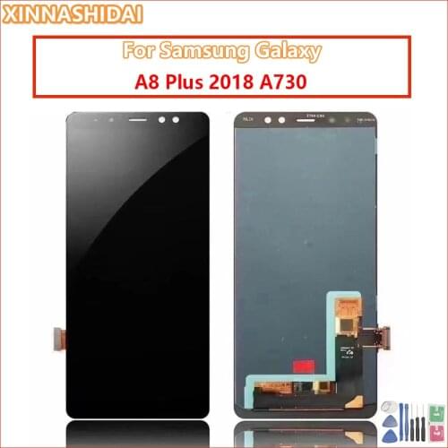 LCD Display For Samsung Galaxy A8 Plus 2018 A730 A730F LCD Display Touch Screen Digitizer Replacement