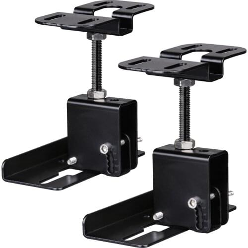 Sound Town 2-Pack Adjustable Ceiling Mount Speaker Brackets with Swivel, 30-degree Tilt Adjustment (STWSD-C30-PAIR)