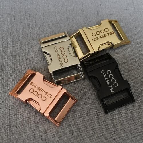 100 Pcs/Lot 32mm DIY Accessories Backpack Quick Release Metal BuckleWe Provide Laser Engraving Service Customize LOGO