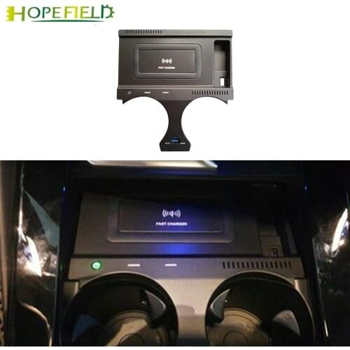 15W power charger for BMW X3 G01 X4 G02 2018 2019 car wireless charging board lighter adapter for iphone 12 qi fast charge plate