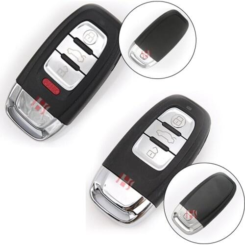 Auto 3-4 Button Car Keyless Entry System Smart Key for audi A8 A7 A5 A4 Q5 series 0210305 0210349
