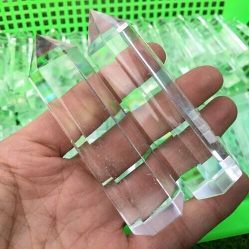 White smelting wand point natural stones and crystals healing quartz minerals gemstones home decoration for gifts