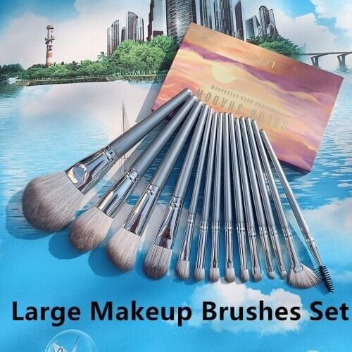 Large Makeup brushes set Make up Brushes 14PCS Professional Beauty tools Make up POWDER FOUNDATION EYESHADOW BRUSHES