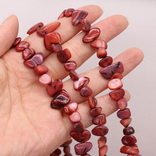 Natural Shell Irregular Rectangular Beads Use For Make Exquisite Ladies' Jewelry Bracelets 8x15-10x20mm Length 80cm
