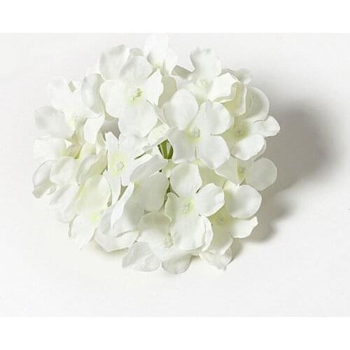 2PCS 15cm Artificial Hydrangea Flower Head DIY Wedding Arch Background Wall Decorative Flowers Home Garden Decor Fake Flores