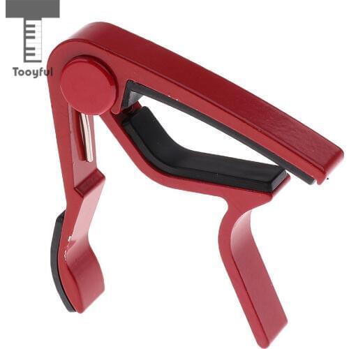 Tooyful Acoustic Electric Guitar Capo Trigger Quick Change Key Clamp Capo