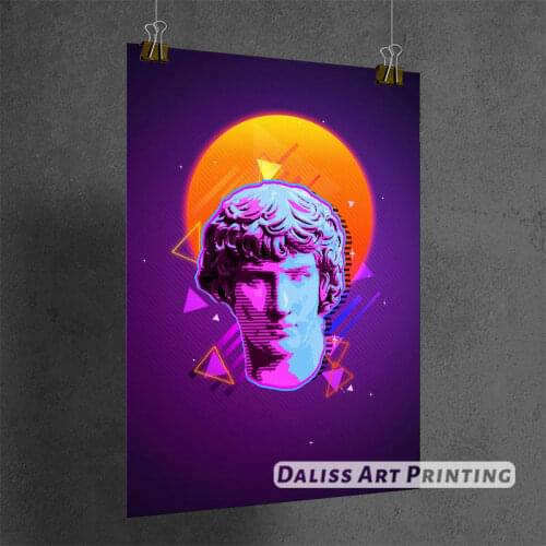 Canvas Anime Antinous 80s Retro Pictures Home Decoration Paintings Poster HD Prints Wall Art Modular Living Room Framed