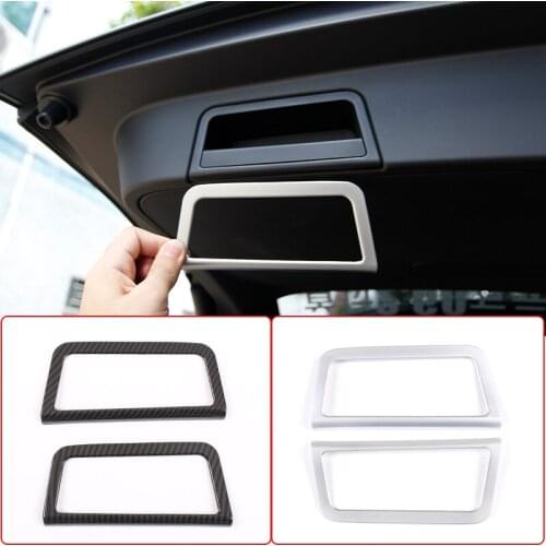 For Land Rover Range Rover Evoque L551 2020 Car Rear Trunk Tail Gate Door Handle Frame Cover Trim Chrome Car Styling Accessories