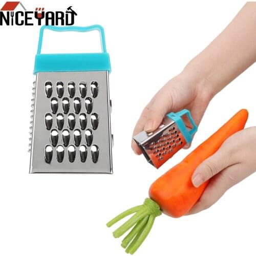 NICEYARD 7*3.5CM Mini 4 Sides Multifunction Grater Fruit Vegetable Tool Kitchen Tool Gadget Handheld Slicer