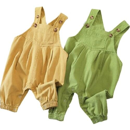 1-3Yrs Autumn Spring Overalls Jumpsuit For Kids Pants Girl Overalls Baby Pants Toddler Girl Overalls Baby Boy Romper Overalls