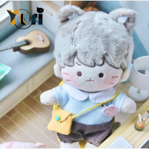 Limit Anime Kpop Star No Attributes Mouse 15cm Plush Doll Toy Change Clothes Outfit Suit Set Cute Cosplay C
