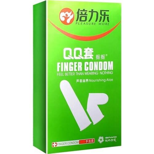 Medical Grade Finger Condom Finger Sleeve Sex Finger Masturbator Nourishing Aloe Feel Better Than Wearing Nothing Lubricated
