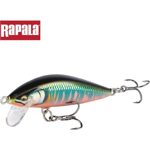 Rapala Countdown Elite CDE75 Minnow Fishing Lure 75mm 10g Dive 1.2m Hard Artificial Bait VMC Black Nickel Hooks Casting&Trolling
