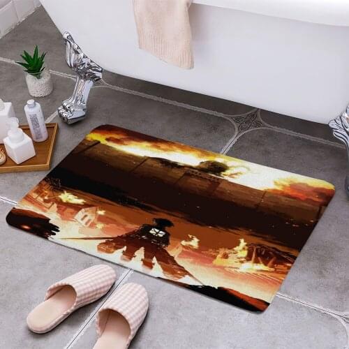 ATTACK ON TITAN Cheaper Anti-slip Modern Area Rugs Living Room Balcony Bathroom Printed Carpet Doormat Hallway Bath Mat