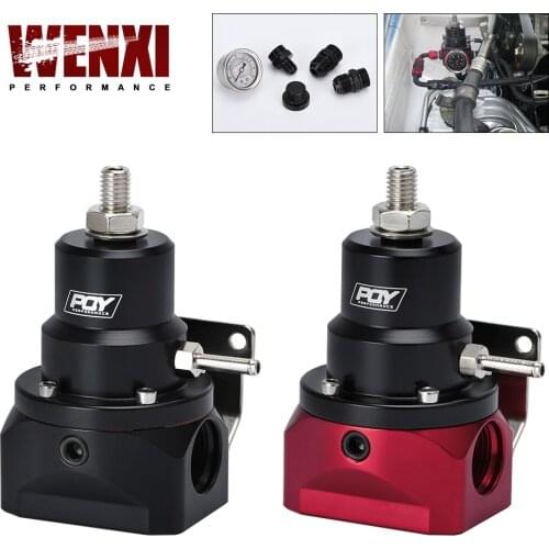 AN10 WX EFI Fuel Pressure Regulator ( 0-160psi Gauge )-10AN 10/10/6 Inlet & Return Ports For BMW E30 M20 6cy with PQY sticker