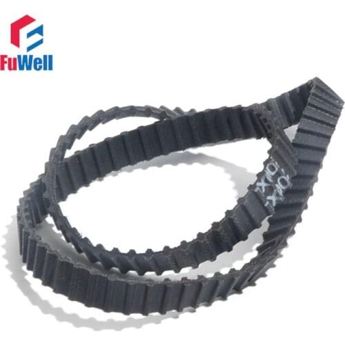 Timing Belt DXL Type Double Teeth Black Rubber DA XL Belt 10/15mm Belt Width 380/384/390/450DXL Closed Loop Toothed Pulley Belt
