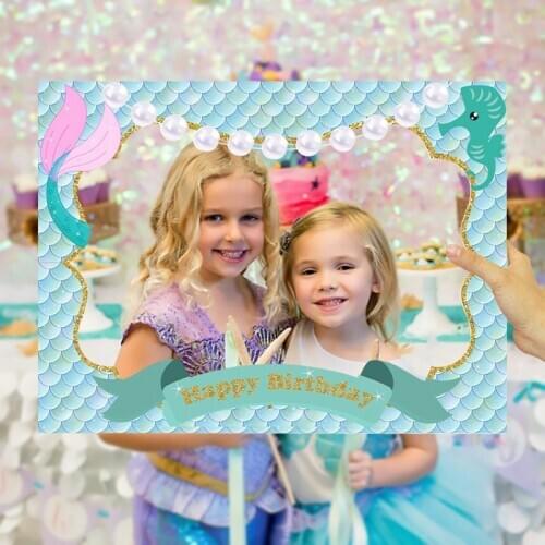 Romantic Little Mermaid Party Supplies Mermaid Decoration Mermaid Birthday Party Favors Kids 1st Birthday Parties Decorations