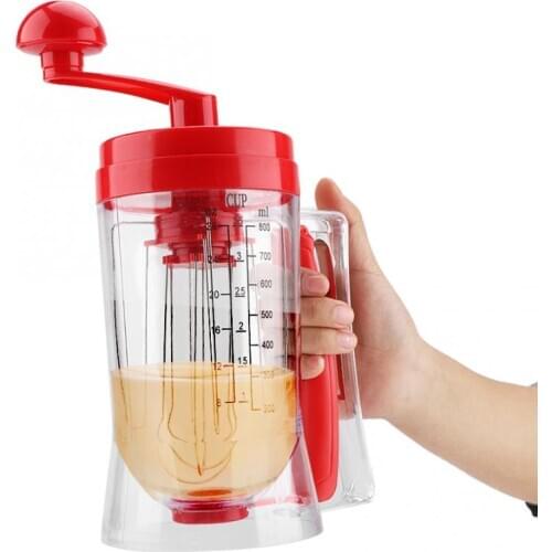 Kitchen Machine Hand-held Manual Pancake Cupcake Batter Mixer Dispenser Blender Machine Baking Tool Kitchen Appliance
