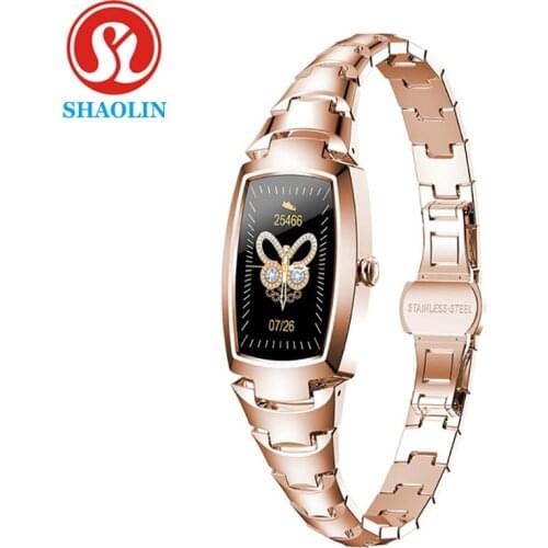 Smart Watch Women Fashion Lovely Womens Watches Heart Rate Monitoring Call reminder Bluetooth
