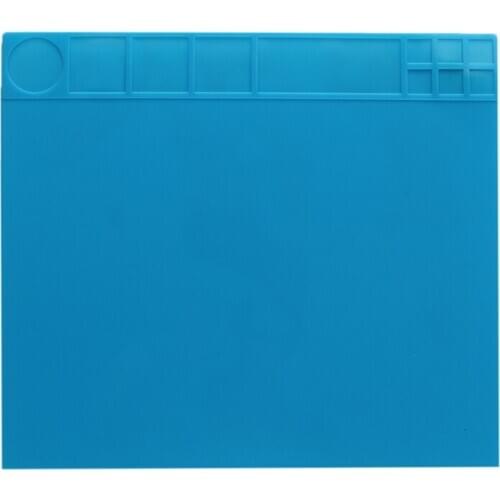 35x40x0.4cm Heat Resistant Silicone Heat Insulation BGA Soldering Repair Station Durable Pad Desk Mat Maintenance Platform