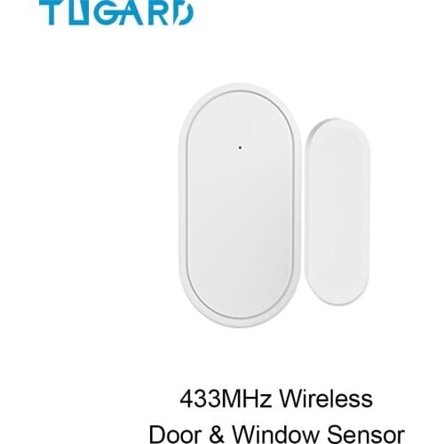 New D30 433mhz Wireless Door Window Sensor Detector Mini Tamper Alarm Sensor for WiFi GSM 3G 4G Home Security Alarm System