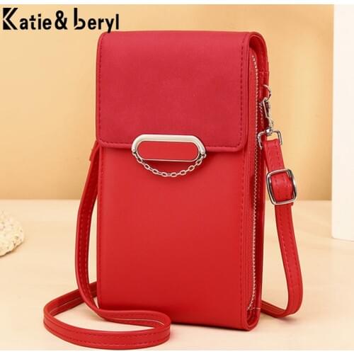 High Quality Matte Flap Phone Shoulder Bags Fashion Small Crossbody Bag for Women Ladies Handbags Brand Designer Female Pocket