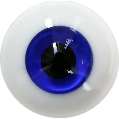 [wamami] 6mm 8mm 10mm 12mm 14mm 16mm 18mm 20mm 22mm 24mm Blue Glass Eyes Eyeball BJD Doll Dollfie Reborn Making Crafts