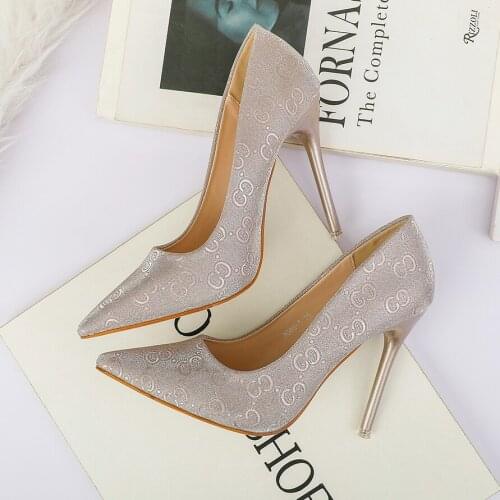 2019 Women shoes concise high heels office Lady pumps thin heels Female fashion ladies shoe comfortable heels pointed toe Lady