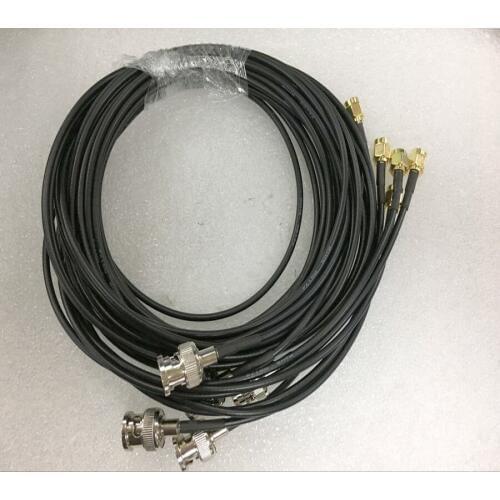 10pcs SMA Male to BNC Male RF Adapter Connector RG174 2m Pigtail cable