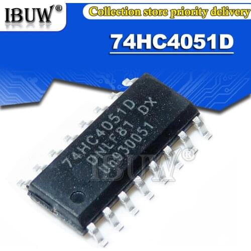 100PCS SN74HC4051D SOP16 74HC4051D SOP-16 74HC4051 SOP