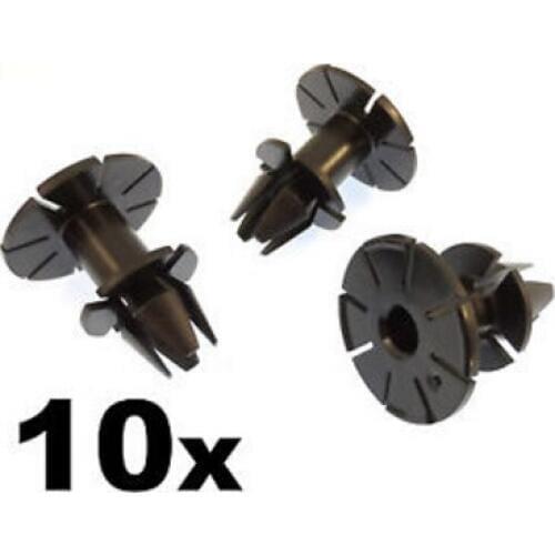 10x For BMW- Plastic Spacer Clips Plugs for Side Skirt, Sill Moulding, Rocker Cover