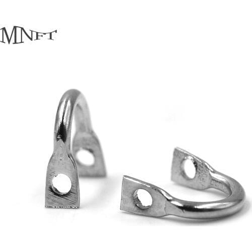 MNFT 20 PCS Spinner Clevises Folded Easy Spin Fishing Folded Clevises Tackle Kit DIY Fishing Lures Accessories