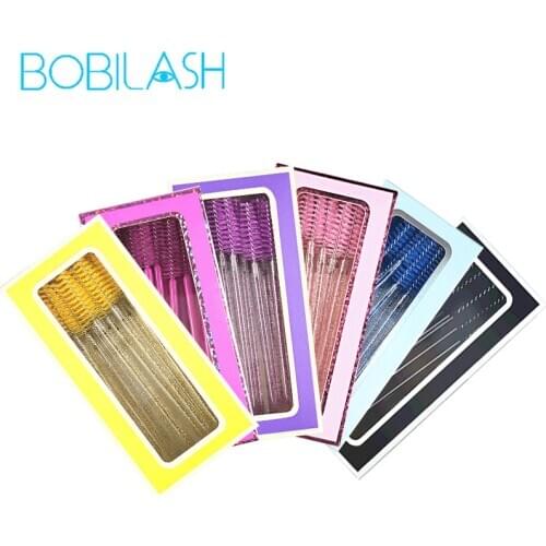 25PCS Disposable Eyelash/Brow Brush Set Eyelash Brush Eyelash Extension Kit Boxed Makeup Tool