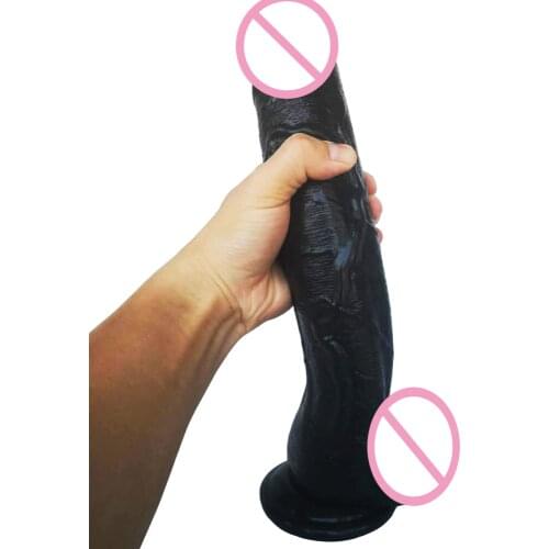 31*5.5CM Huge dildo Realistic Flexible Penis Dick With Strong Suction Cup Adult large Cock for Woman Insert Vagian Massage