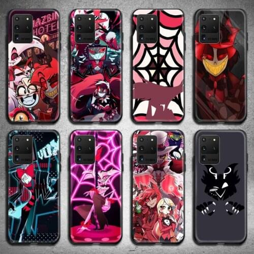 Anime Hazbins Hotels Phone Case For Samsung Galaxy S21 Plus Ultra S20 FE M11 S8 S9 plus S10 5G lite 2020