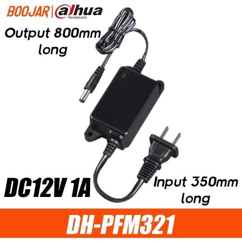 Dahua DH-PFM321 12V 1A Power Adapter With indicator light working Accurate overcurrent, overvoltage protection