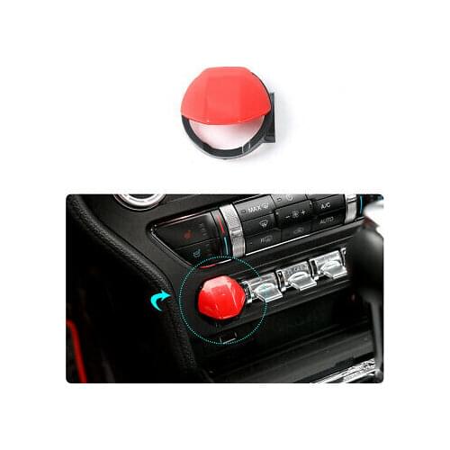 Engine Start/Stop Button Center Console Switch Cover Trim for Ford Mustang 2015