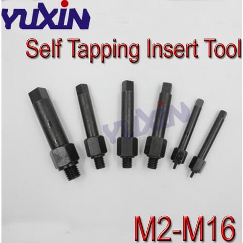 M2 M2.5 M3 M4 M5 M6 M8 M10 M12 M14 M16 Thread Repair Manual Self Tapping Insert Tool, Screw Bushing Tool, Install Tool