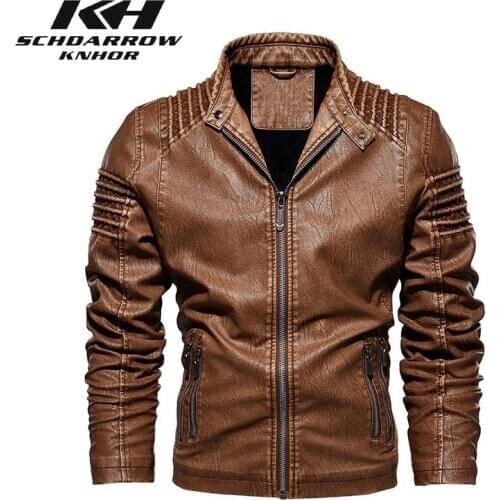 Men Leather Jackets 2020 Autumn Winter Mens Motorcycle PU Leather Jacket Men Vintage Casual Bomber Jacket Male Jaqueta de couro
